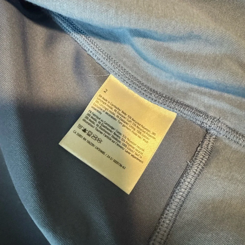 Lululemon Softstreme full zip hoodie Blue Zip-Up Hoodie - Picture 4 of 10